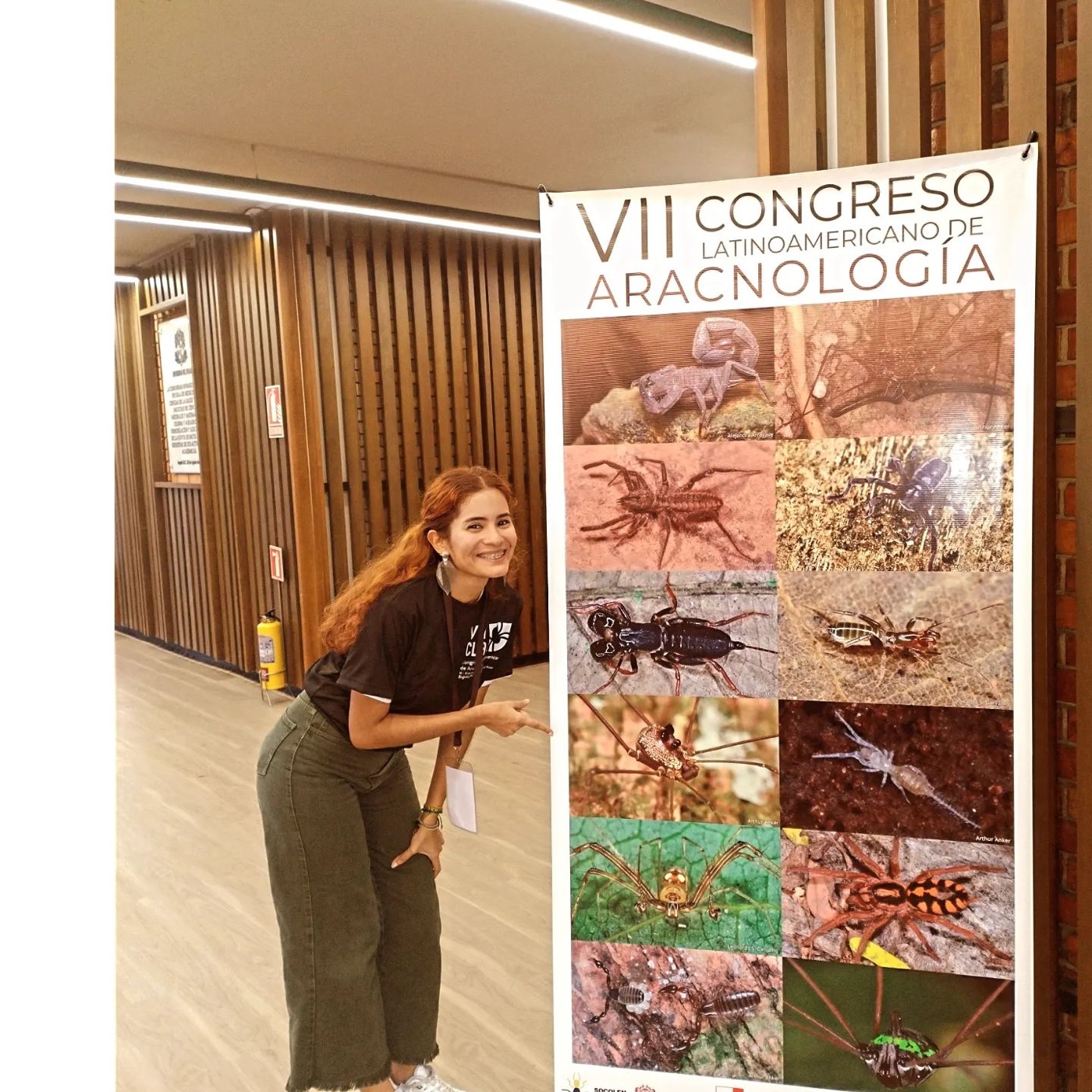 Daniela Ahumada-C. at the VII Latin American Arachnology Congress
